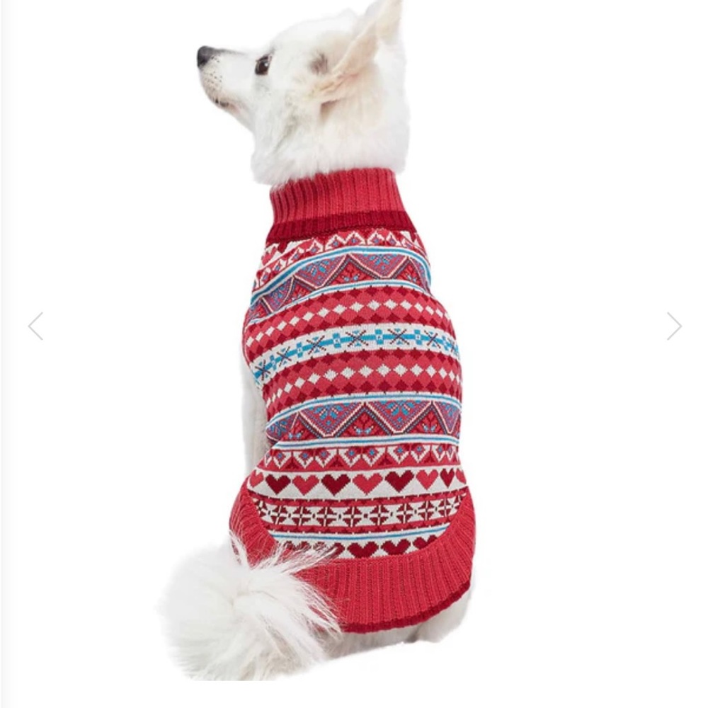 Charm Fair Isle Matching Family Sweater dog sweater